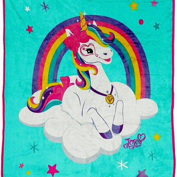 Jay Franco and Sons, Inc. Other - Jojo Siwa Unicorn Cloud Silk Touch Throw blanket measures 40 x 50 in
